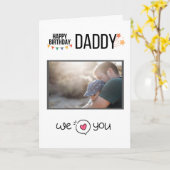 BONJOUR D'ANNIVERSAIRE DE LA CARTE DADDY PHOTO ET  (Fleur jaune)