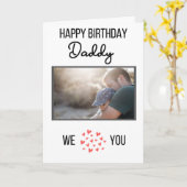 BONJOUR D'ANNIVERSAIRE DE LA CARTE DADDY PHOTO ET  (Fleur jaune)