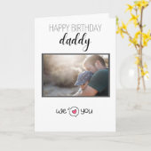 BONJOUR D'ANNIVERSAIRE DE LA CARTE DADDY PHOTO ET  (Fleur jaune)