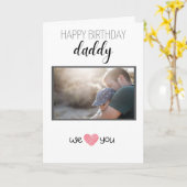 BONJOUR D'ANNIVERSAIRE DE LA CARTE DADDY PHOTO ET  (Fleur jaune)