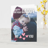 BONJOUR D'ANNIVERSAIRE DE LA CARTE DADDY PHOTO ET  (Fleur jaune)