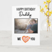 BONJOUR D'ANNIVERSAIRE DE LA CARTE DADDY PHOTO ET  (Fleur jaune)