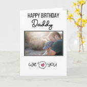 BONJOUR D'ANNIVERSAIRE DE LA CARTE DADDY PHOTO ET  (Fleur jaune)