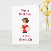 BONJOUR D'ANNIVERSAIRE **MA CARTE SIS** (Fleur jaune)