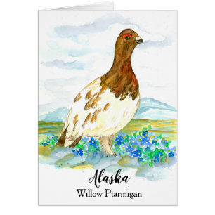 Bonjour De Alaska Willow Ptarmigan Blank