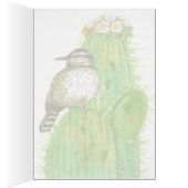 Bonjour De Arizona Cactus Wren Saguaro (Intérieur (Droit))