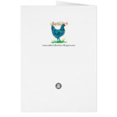 Bonjour de Delaware Blue Hen Chicken Blank (Dos)