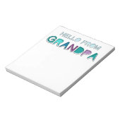 Bonjour de Grand-pa Bloc-notes (Tourné)