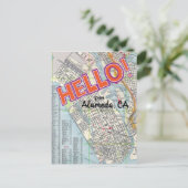 Bonjour de la carte postale Alameda (Debout devant)