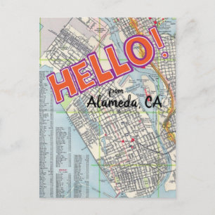Bonjour de la carte postale Alameda