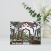 Bonjour de la carte postale Chapel des Wayfarers (Debout devant)