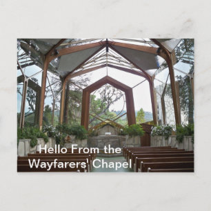 Bonjour de la carte postale Chapel des Wayfarers