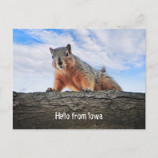 Bonjour De La Carte Postale Iowa (Devant)