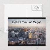 Bonjour De Las Vegas Strip Carte Postale (Devant / Derrière)