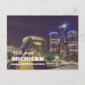 Bonjour De Michigan Carte Postale (Devant)