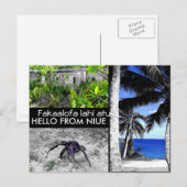 Bonjour de Niue - Carte postale (Devant / Derrière)