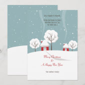 Bonjour de notre maison à votre carte (Devant / Derrière)