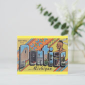 Bonjour de Pontiac Michigan Carte postale (Debout devant)