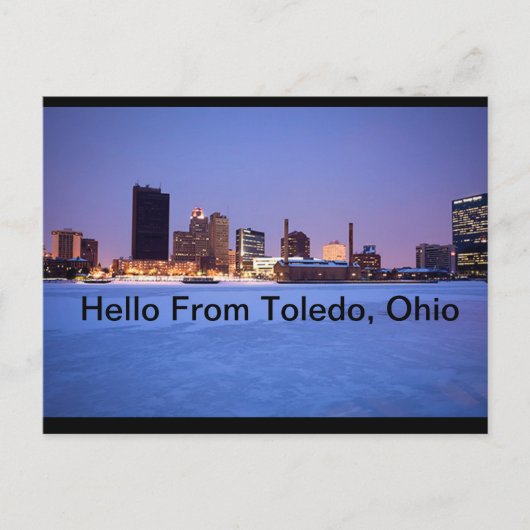 Bonjour De Toledo, Ohio Carte Postale (Devant)
