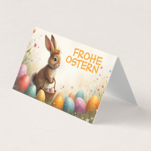 Bonjour du printemps de la part du lapin de Pâques