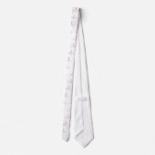 Bonjour-Eiffel Tower Bow Unieke Stropdas (Achterkant)