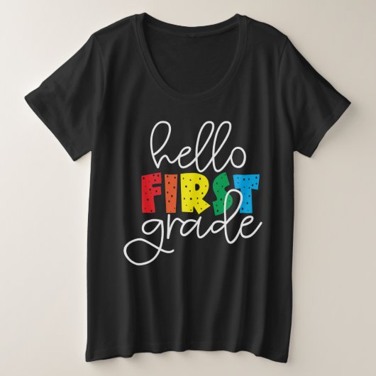 Bonjour Enseignant de première année d'école premi (Design devant)
