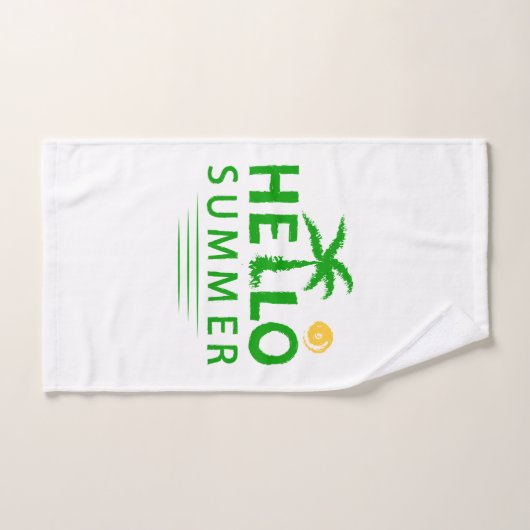 Bonjour été (Serviette à main)