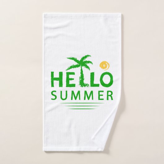 Bonjour été (Serviette à main)