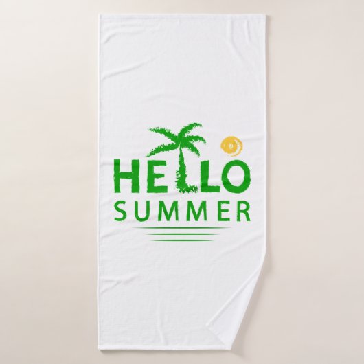 Bonjour été (Serviette de bain)