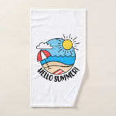 Bonjour été 2 (Serviette à main)