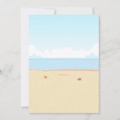 Bonjour été caractères Invitation (Dos)