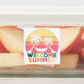 BONJOUR ÉTÉ. étiquette (Apposé)