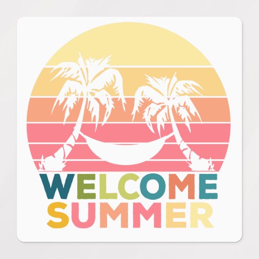 BONJOUR ÉTÉ. étiquette (Design 1)