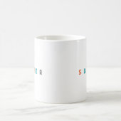 Bonjour été Mugs moderne (Centre)