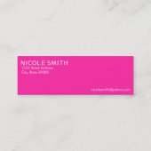 Bonjour exigez les cartes de visite (Dos)