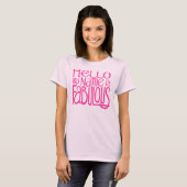 Bonjour Fabulous Dark T-shirt (Devant entier)