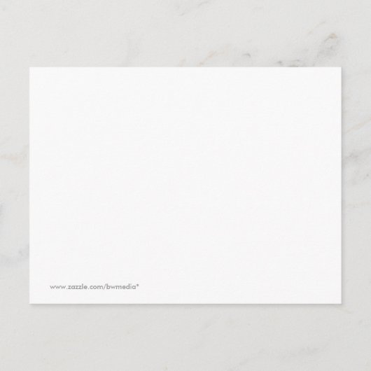 Bonjour Faire-part de déplacement (Dos)