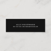 Bonjour Faux Foil Carte de visite (Dos)