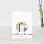 Bonjour! Feestdagen Kaart (Achterkant)