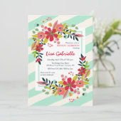 Bonjour Fleurs du Bonheur Invitation (Debout devant)