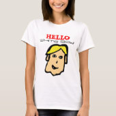 bonjour garçon blanc ! T-shirt (Devant)
