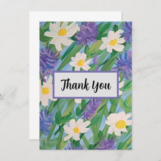 Bonjour Gloire Florale Merci Notes (Devant / Derrière)