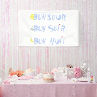Bonjour Goede Dag Goede Nacht Bon Soir Frans Spandoek