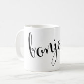 bonjour Good Morning French Mug (Devant gauche)