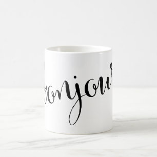bonjour Good Morning French Mug