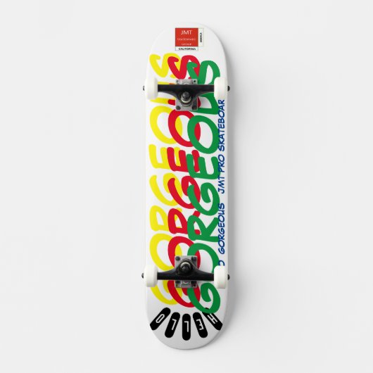 BONJOUR GORGEOUS 7 3/4" Skateboard Deck (Recto)