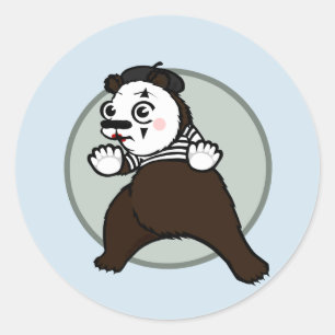 BONJOUR GRIZZLY PORTER MIME TOUR STICKERS