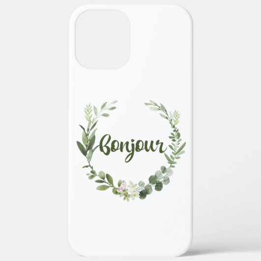 Bonjour Hallo French Case-Mate iPhone Case (Achterkant)