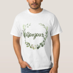 Bonjour Hallo French T-shirt