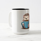 Bonjour Hedgehog Mug (Devant gauche)